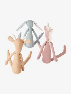 Trio De Poupées En Lin Multicolore - Vertbaudet -Petite Vie Soldes trio de poupees en lin 4