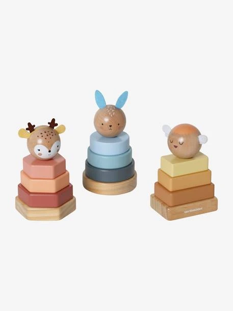 Trio De Tours à Empiler En Bois FSC® Bois - Vertbaudet 3 Trio De Tours à Empiler En Bois FSC® Bois - Vertbaudet