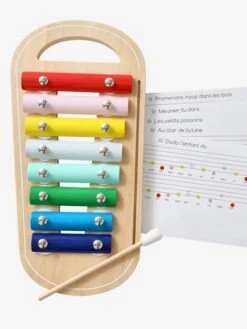 Xylophone Avec Partitions En Bois FSC® Multicolore - Vertbaudet -Petite Vie Soldes xylophone avec partitions en bois fsc 2